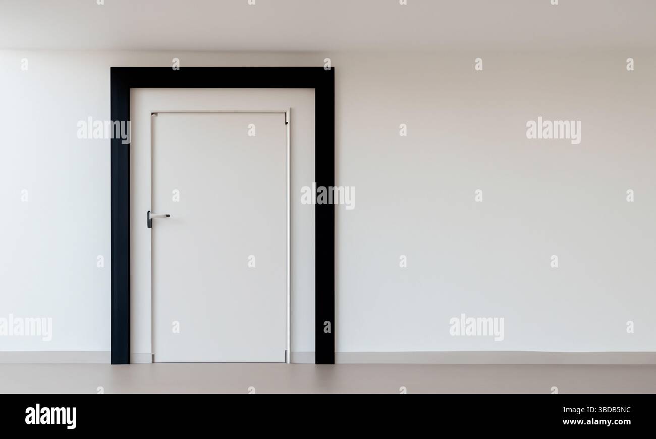 Weiß, modern, minimalistisch, traditionell, klassisch, Kunsthandwerk, Holz, Textur, synthetisches Material, neu, Scharniere, Urban, Raum, Kabine, perfekt, Wand, beau Stockfoto