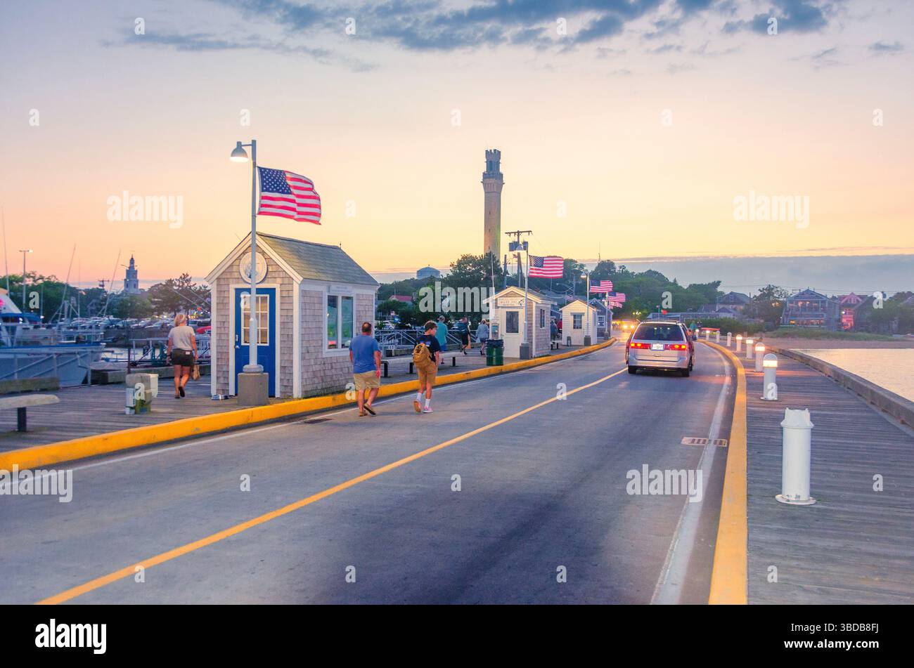 Macmillan Pier. Hafen Von Provincetown. Provincetown, Massachusetts. USA Stockfoto