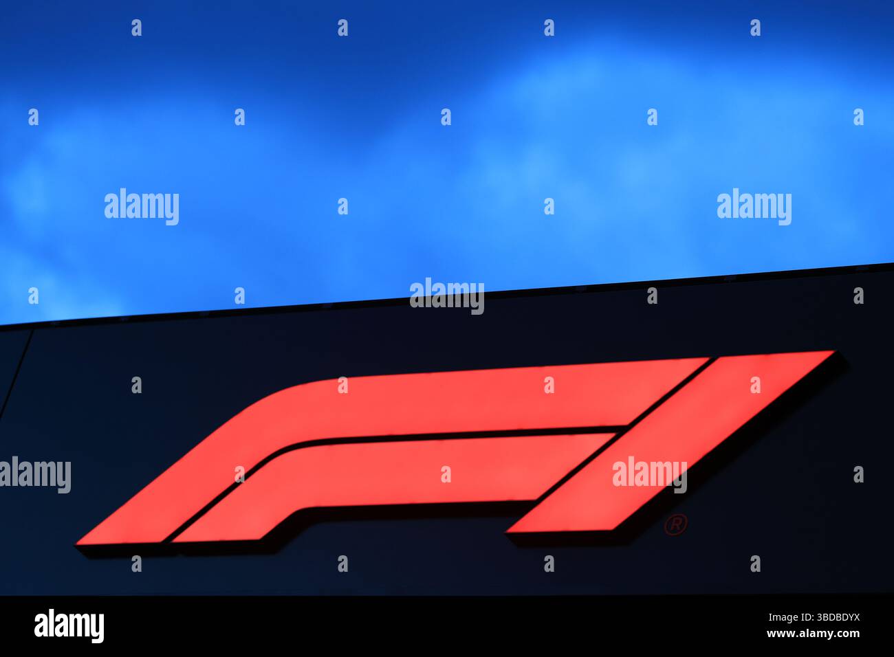 Circuit de Monaco, Monte Carlo, Monaco. Mai 2025. Formel 1 Tag Heuer Grand Prix von Monaco 2025; Freier Trainingstag; F1 Logo Credit: Action Plus Sports/Alamy Live News Stockfoto