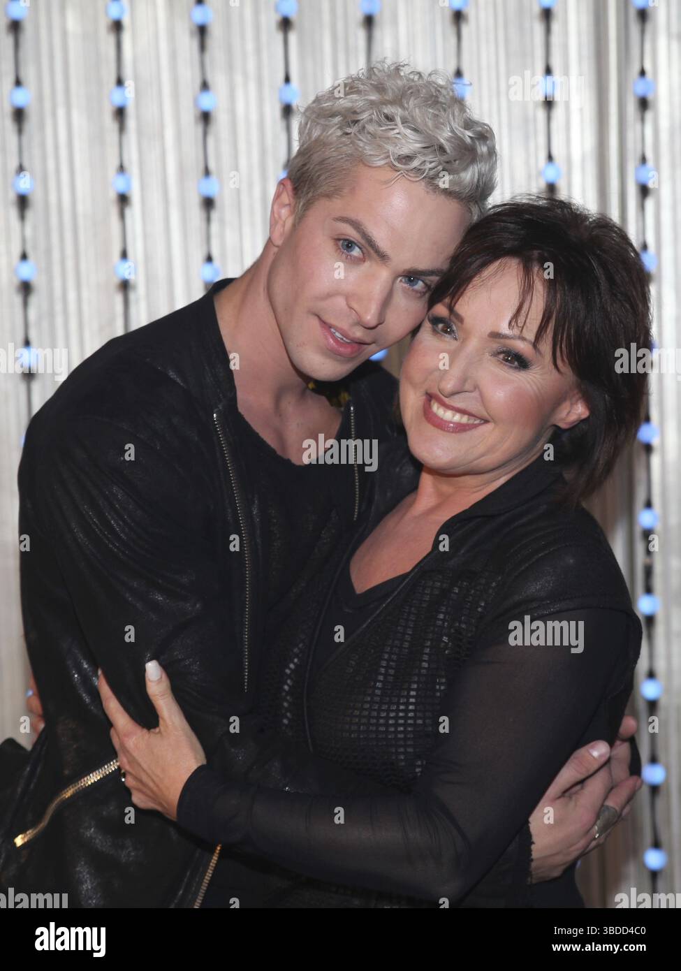 Julian David und Ute Freudenberg ARD TV-Show Stockfoto