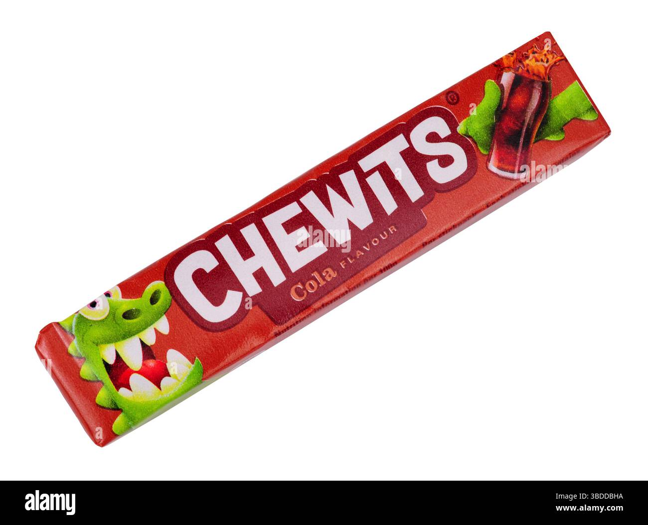 Chewits Cola-Geschmack süße Kaugummis, geeignet für Vegetarier, in einer 30-g-Packung Stockfoto