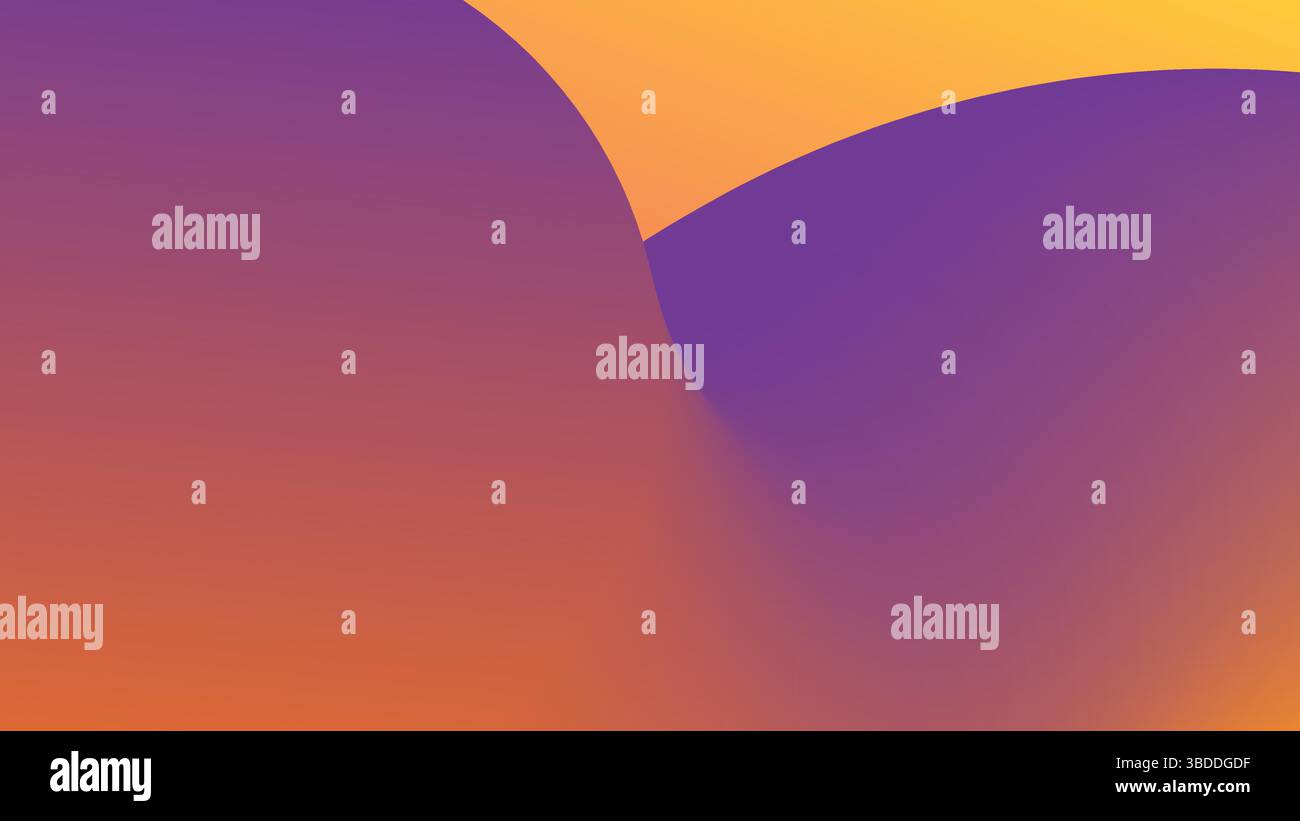Abstrakter Hintergrund Mit Violettem Orangefarbenem Farbverlauf Stock Vektor
