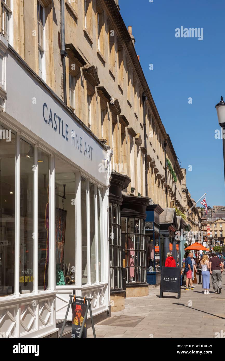 England, Somerset, Bath, Milson Street Stockfoto