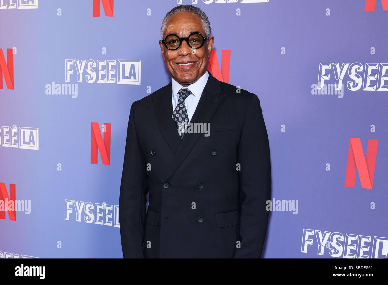 HOLLYWOOD, LOS ANGELES, KALIFORNIEN, USA - 23. MAI: Der US-amerikanische Schauspieler und Regisseur Giancarlo Esposito kommt bei der Netflix FYSEE LA - The Residence 1 Staffel 1 ATAS (Academy of Television Arts and Sciences) Official Emmy FYC (for your Review) Event im Hollywood Legion Theater in der Hollywood Post 43 The American Legion am 23. Mai 2025 in Hollywood, Los Angeles, Kalifornien, USA. (Foto: Xavier Collin/Image Press Agency) Stockfoto