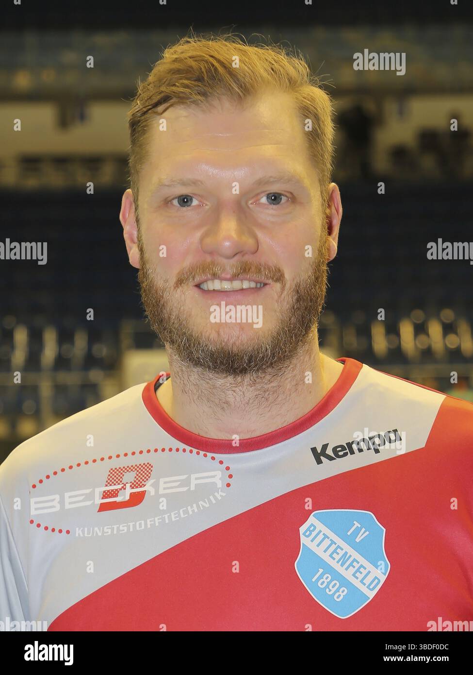 Deutscher Handballtorhüter Johannes Bitter TVB 1898 Stuttgart beim Spiel SC Magdeburg gegen TVB 1898 Stuttgart am 24.02.2019 in Magdeburg Stockfoto
