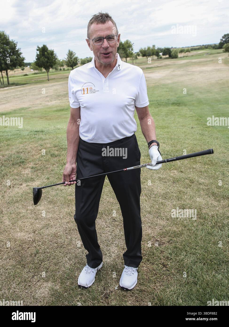 Cheftrainer Ralf Rangnick RB Leipzig beim 11. GRK Golf Charity Masters Leipzig 2018 Stockfoto