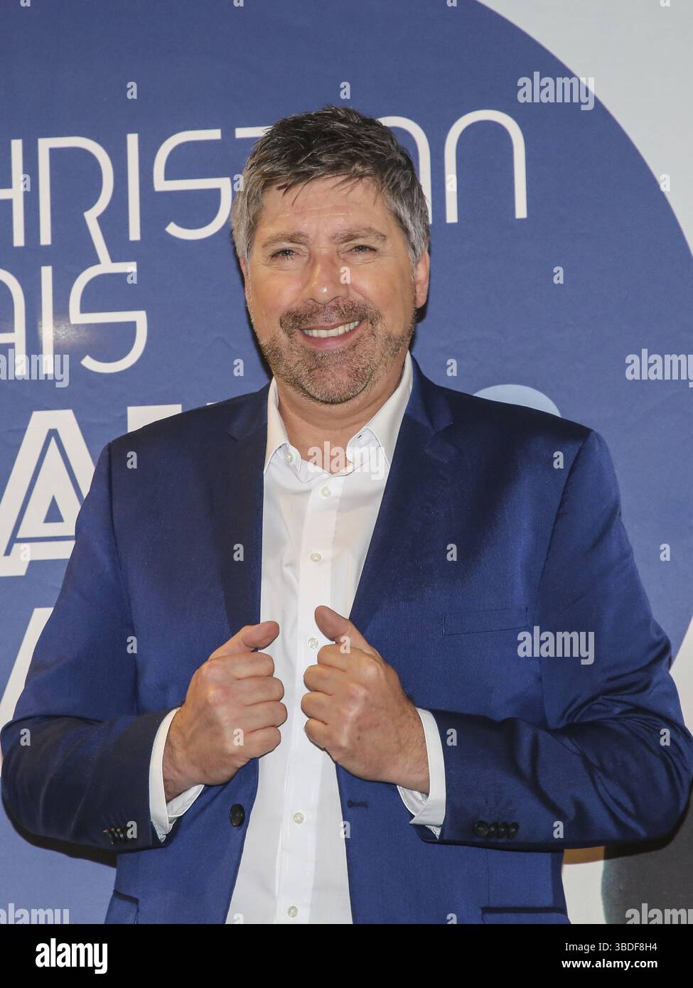 Christian Lais auf seiner Promo-Tour am 01/2020 in Magdeburg Stockfoto