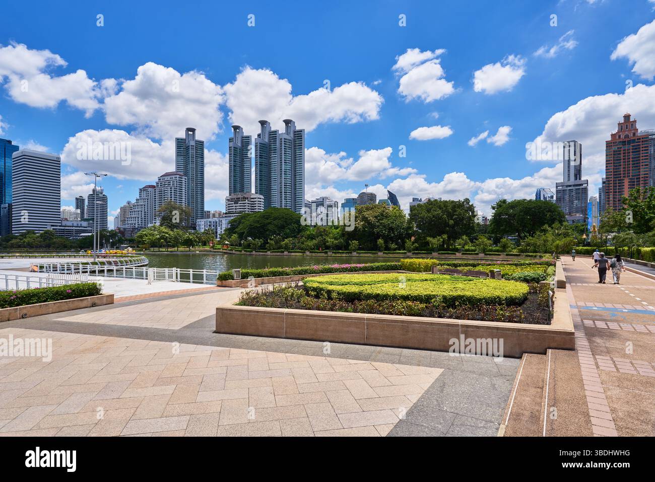 Benjakitti Park in Bangkok, Thailand Stockfoto
