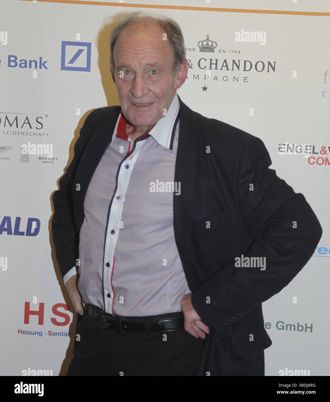 Deutscher Schauspieler Michael Mendl beim 6. GRK Golf Charity Masters 2013 in Leipzig, deutscher Schauspieler Michael Mendl beim 6. GRK Golf Charity Masters 2013 in Stockfoto