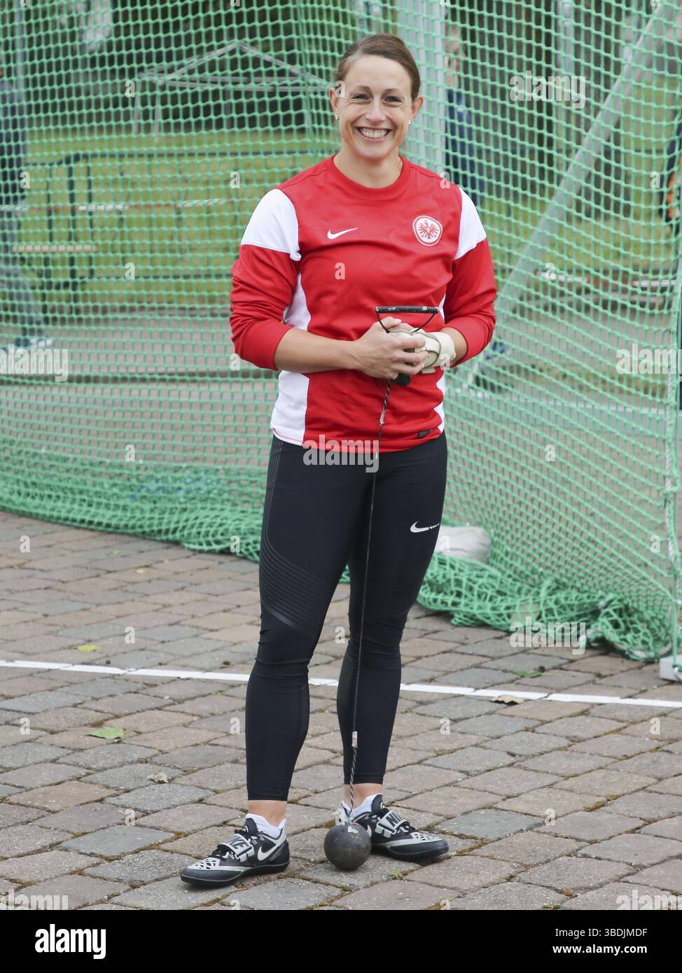 Hammerwerferin Kathrin Klaas (LG Eintracht Frankfurt) beim 13. Schönbeck Solecup 2018 Stockfoto