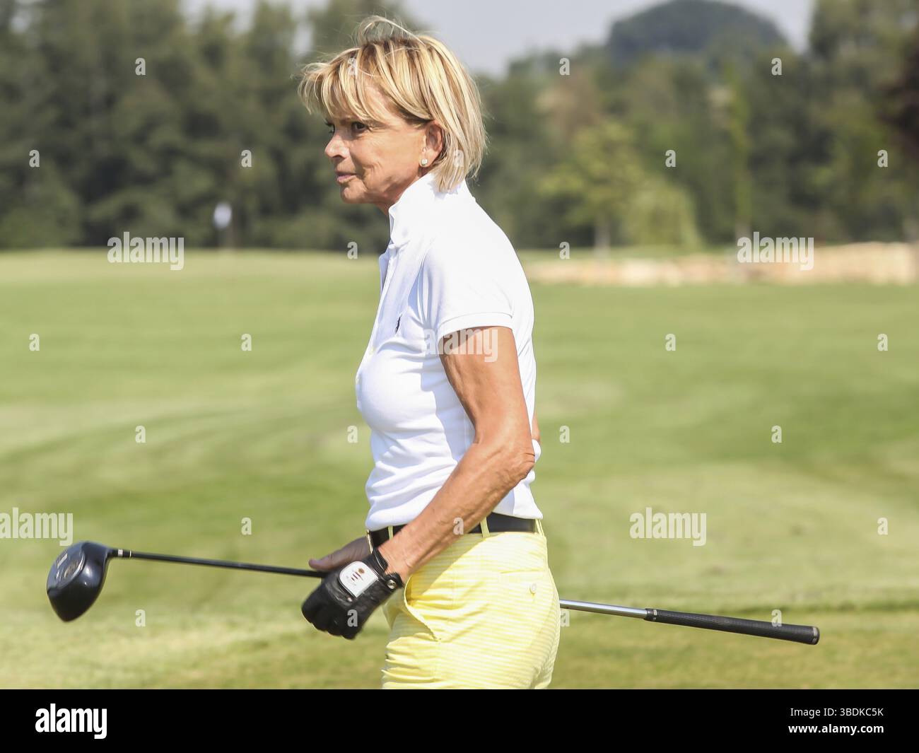 Schauspielerin Uschi Glas beim 8. GRK Golf Charity Masters 2015 in Leipzig Stockfoto