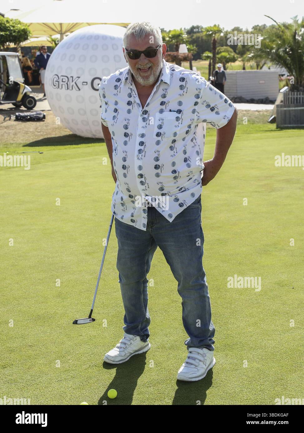 Schauspieler Heinz Hoenig beim 11. GRK Golf Charity Masters Leipzig 2018 Stockfoto