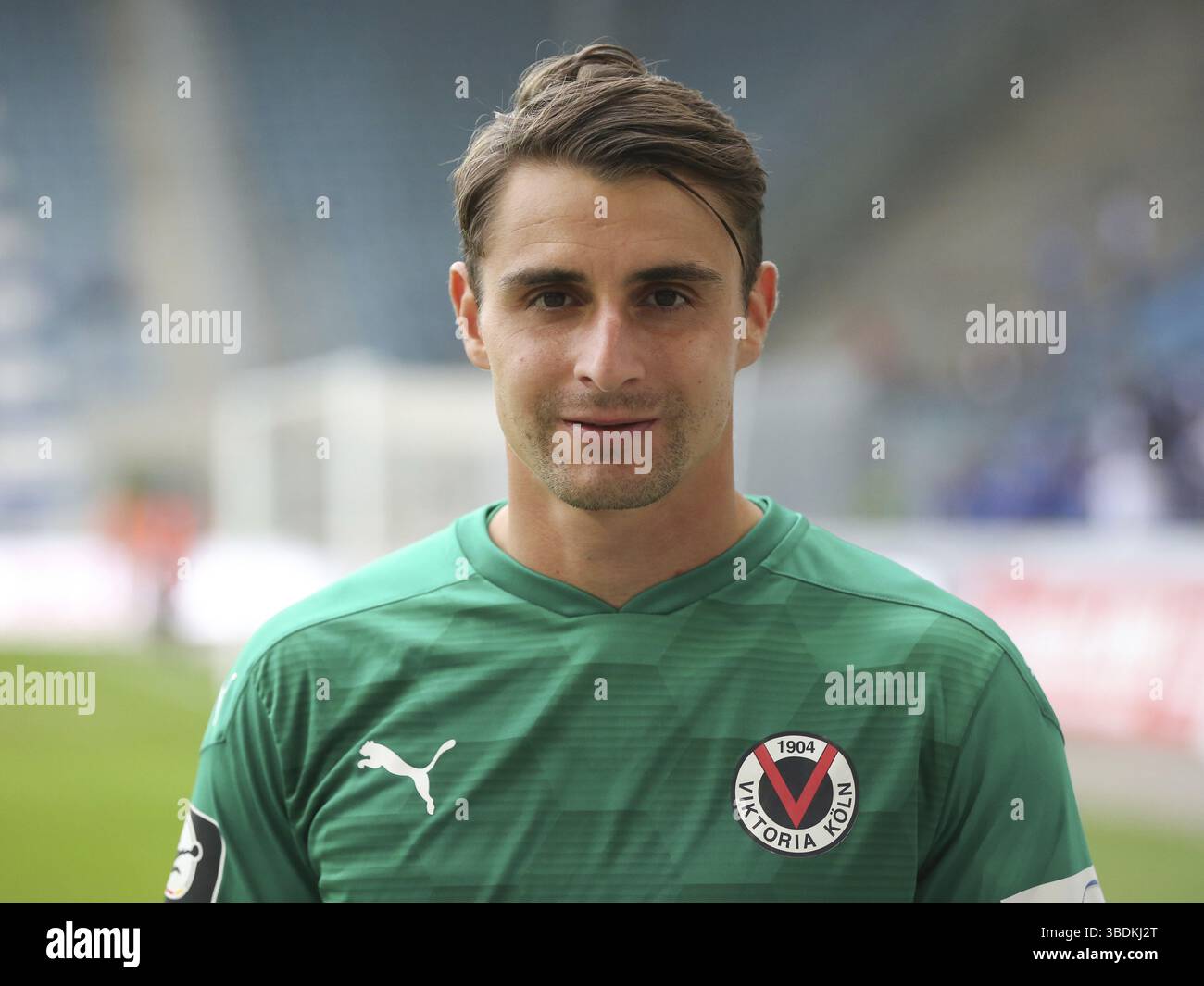 Deutscher Fußballtorhüter Sebastian Mielitz FC Viktoria Köln DFB 3. Ligasaison 2020-21, deutscher Fußballtorhüter Sebastian Mielitz FC Viktoria Koe Stockfoto