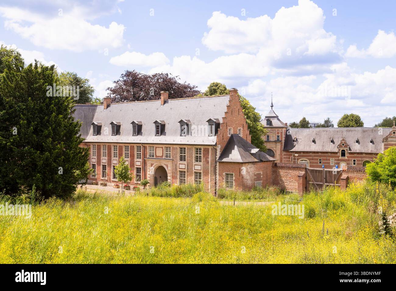 Abbey Park - Abdij van Park in Leuven in Belgien. Stockfoto