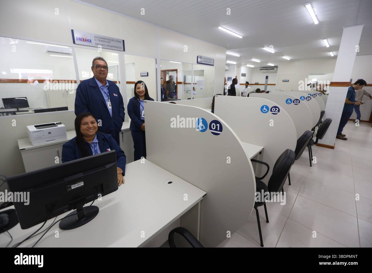 SAC Service Point gandu, bahia, brasilien - 4. Mai 2025: SAC Service Point - Citizen Service Center in der Stadt Gandu. GANDU BAHIA BRASILIEN Copyright: XJoaxSouzax 040525JOA372 Stockfoto