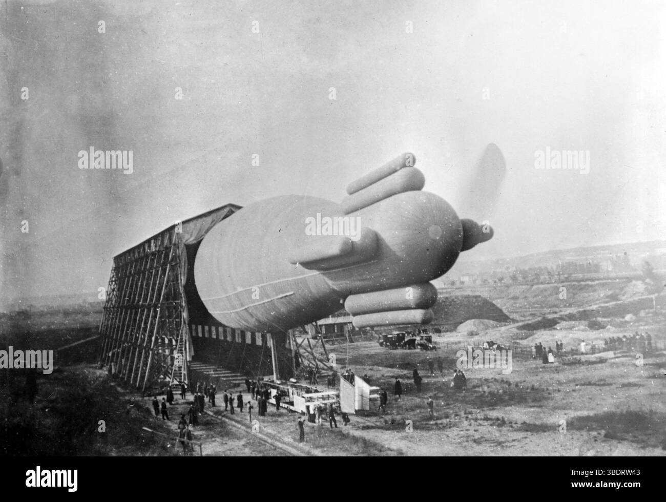 Luftballon "La Ville de Paris", Luftschiff, gebaut von Henri Deutsch Stockfoto