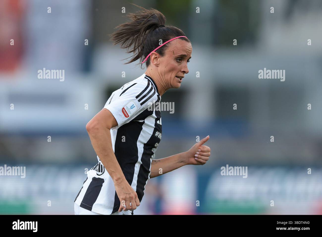 Como, Italien. Mai 2025. Barbara Bonansea von Juventus während des Finalspiels Juventus gegen AS Roma Coppa Italia im Stadio Giuseppe Sinigaglia, Como. Der Bildnachweis sollte lauten: Jonathan Moscrop/Sportimage Credit: Sportimage Ltd/Alamy Live News Stockfoto