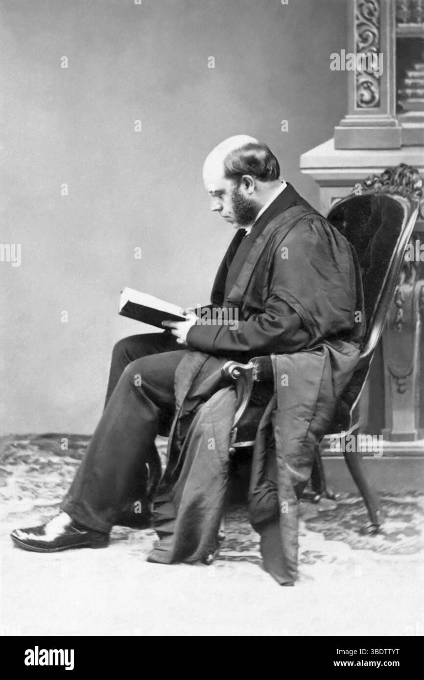 Joseph Barber Lightfoot (1828–1889), allgemein bekannt als J.B. Lightfoot, war ein englischer Theologe, Bibelübersetzer und Bischof von Durham. Stockfoto