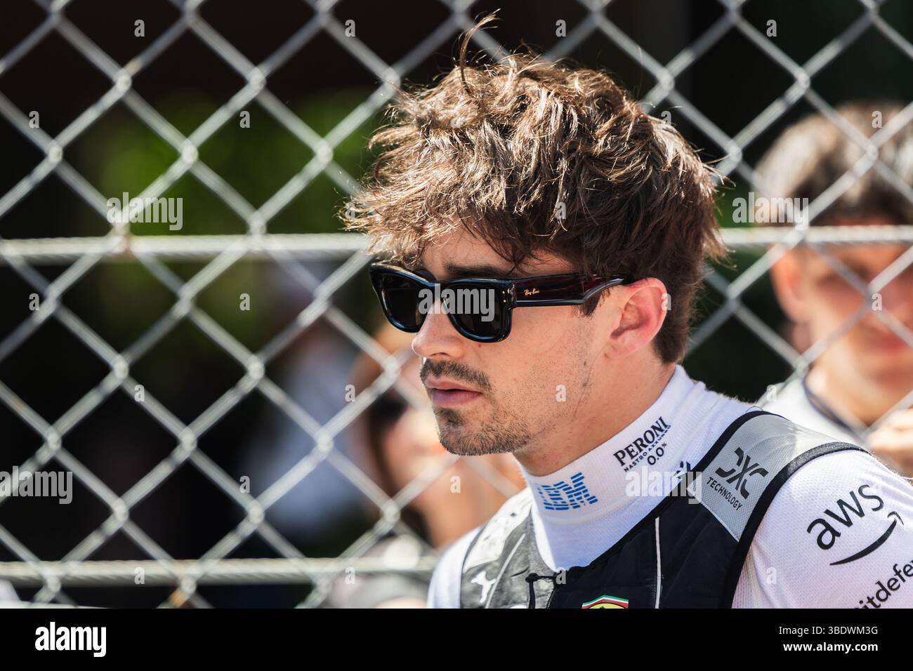 Circuit de Monaco, Monte-carlo, Monaco. 25.Mai 2025; Charles Leclerc von Monaco und Scuderia Ferrari während des Formel-1-Grand Prix von Monaco Stockfoto