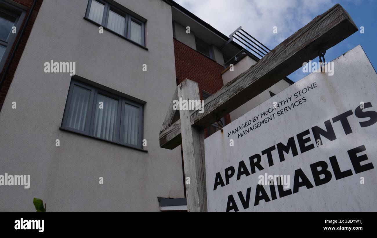 Catherine Court ist eine McCarthy Stone Assisted Living Development, die für die über 70er Jahre entwickelt wurde Stockfoto