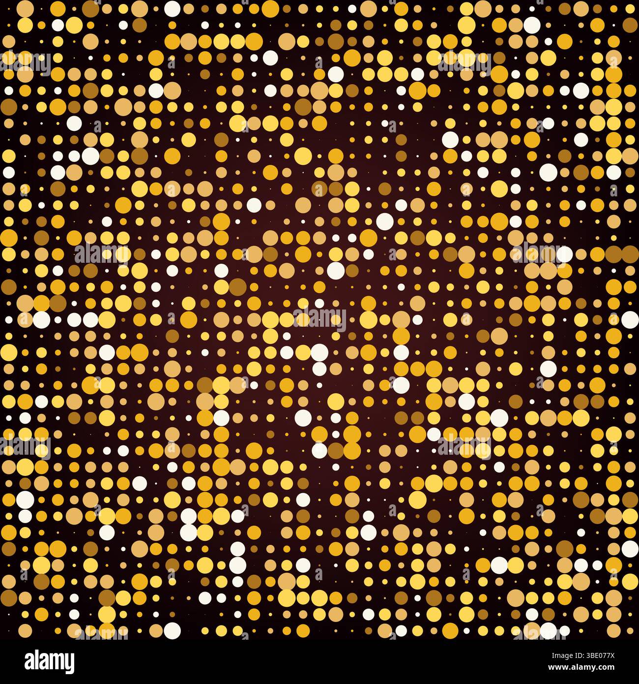 Luxuriöse gepunktete Kulisse. Glitzerndes goldenes Konfetti bg. Stock Vektor Luxuriöse gepunktete Kulisse. Glitzerndes goldenes Konfetti bg. Stock Vektor
