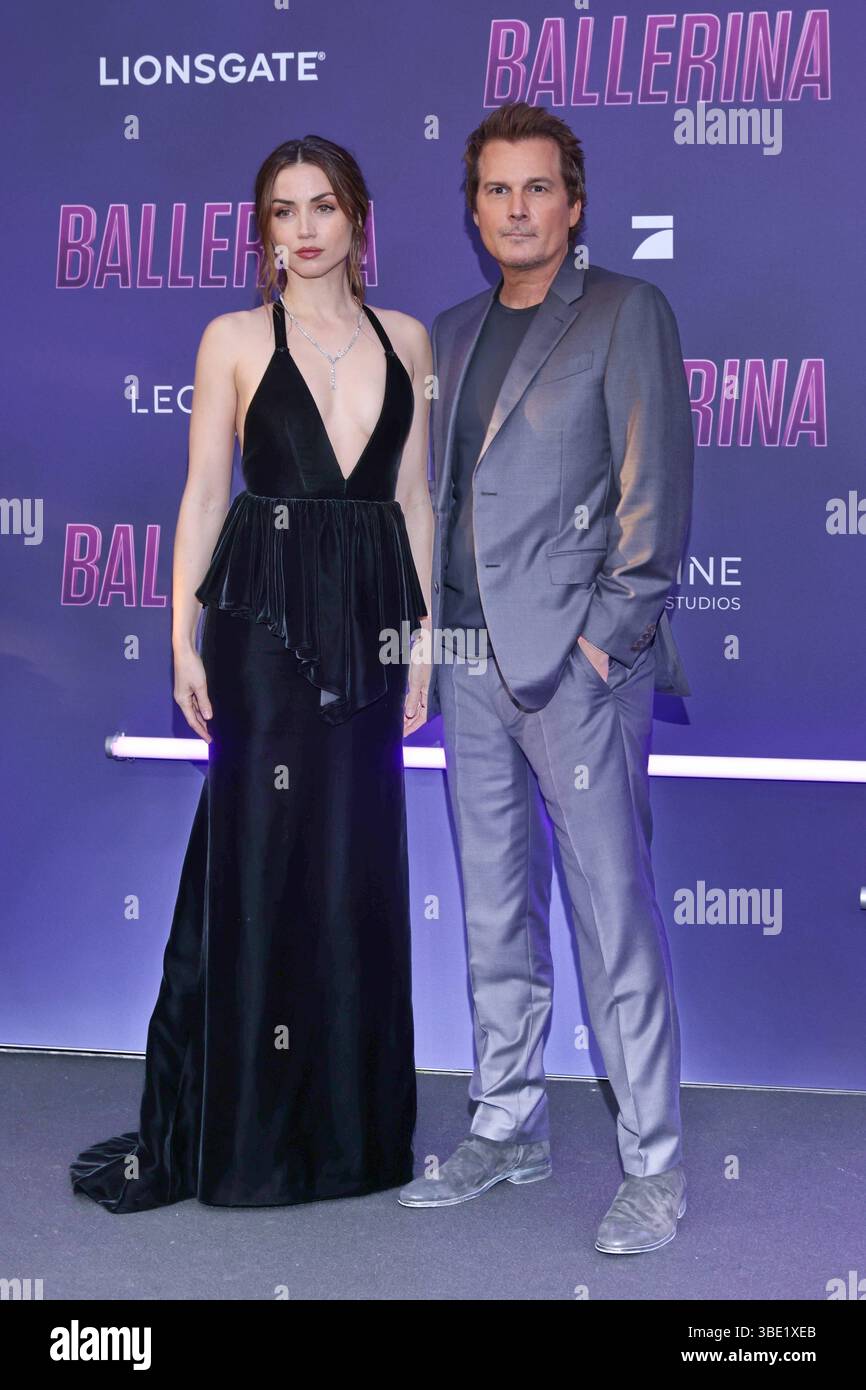 26.05.2025 , Ana de Armas und Len Wiseman zur Deutschlandpremiere von aus der Welt von John Wick: Ballerina, Zoo Palast, Berlin *** 26 05 2025 , Ana de Armas und Len Wiseman bei der deutschen Premiere von aus der Welt von John Wick Ballerina, Zoo Palast, Berlin, Berlin Stockfoto