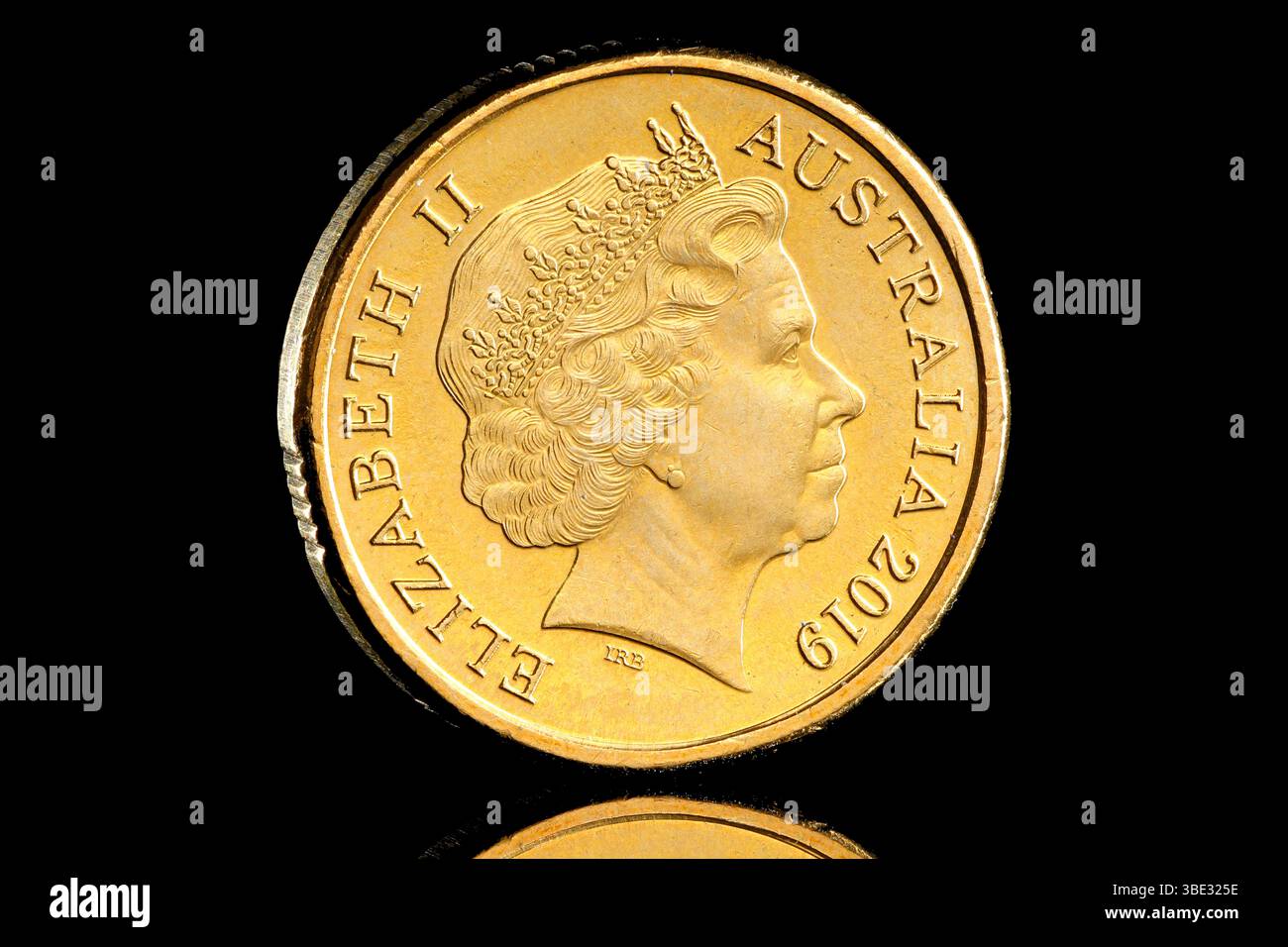 2019 australische 2-Dollar-Münze, die anlässlich des 30. Jahrestages des Gedenktages der National Police ausgegeben wurde Stockfoto