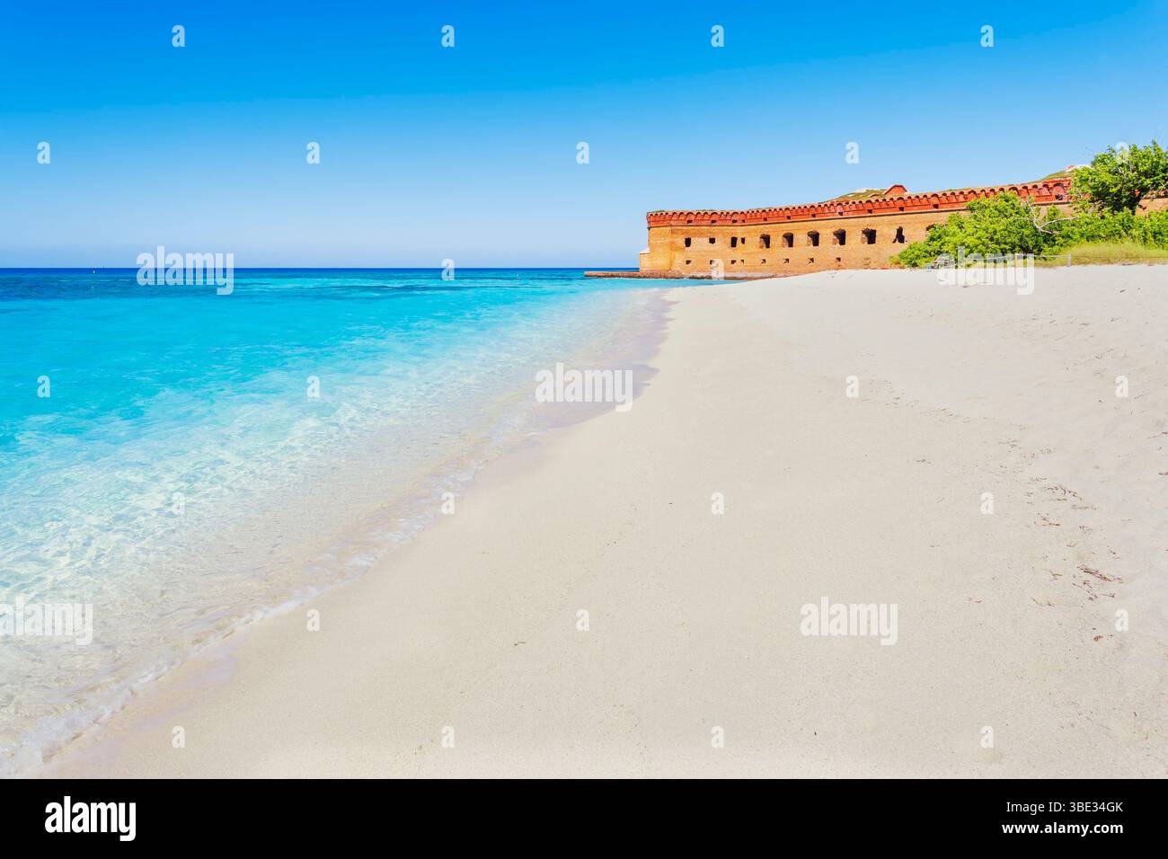 USA, Florida, Fort Jefferson, Sandstrand, Dry Tortugas National Park Stockfoto