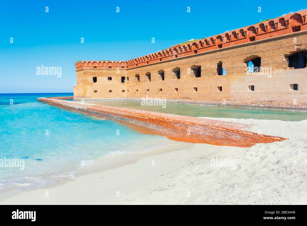 USA, Florida, Fort Jefferson, Sandstrand, Dry Tortugas National Park Stockfoto