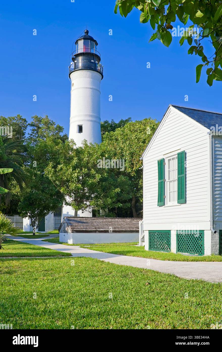 USA, Florida, Key West, Leuchtturm Stockfoto