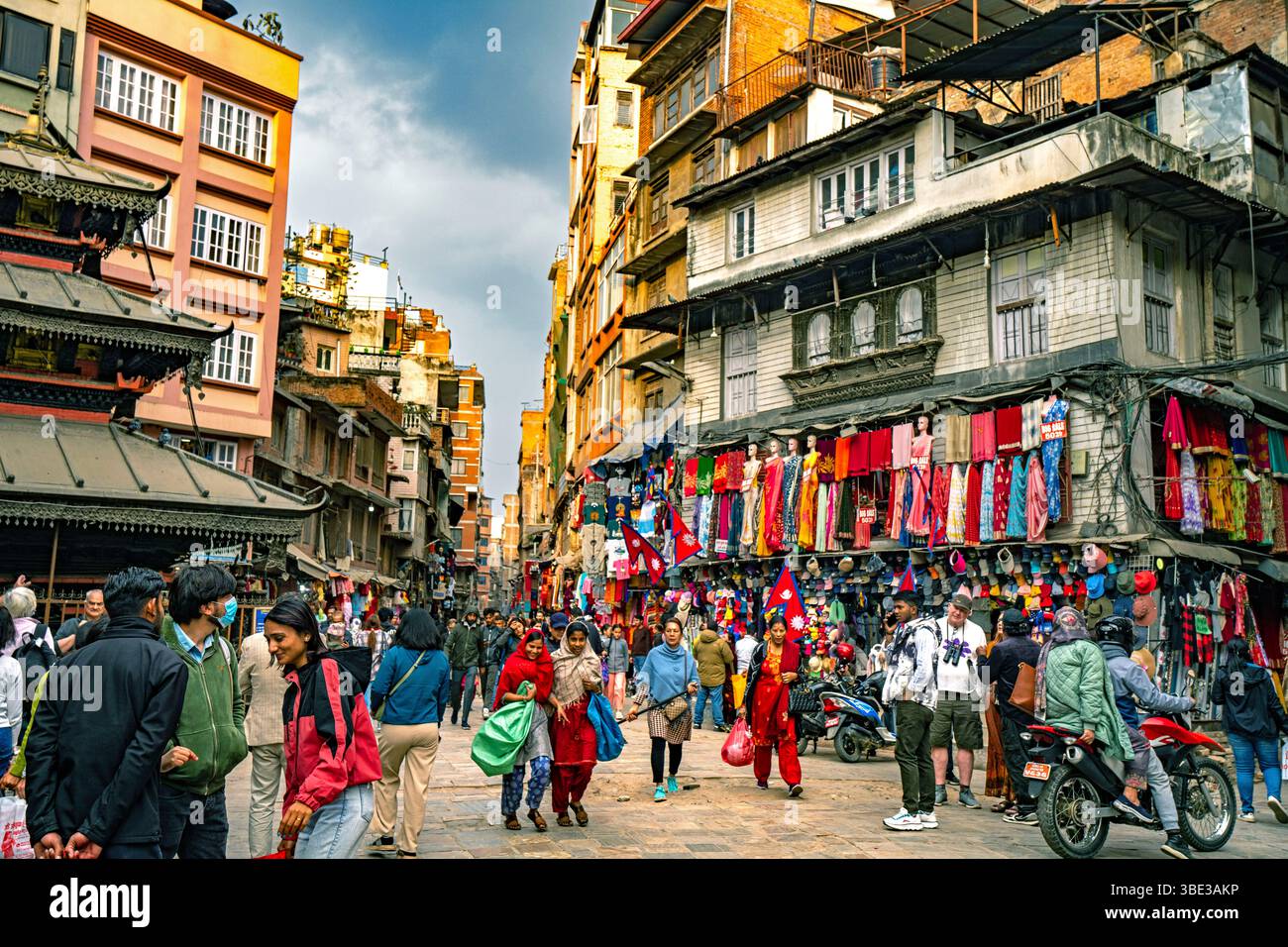 Nepal, Kathmandu, Straßenszene Stockfoto
