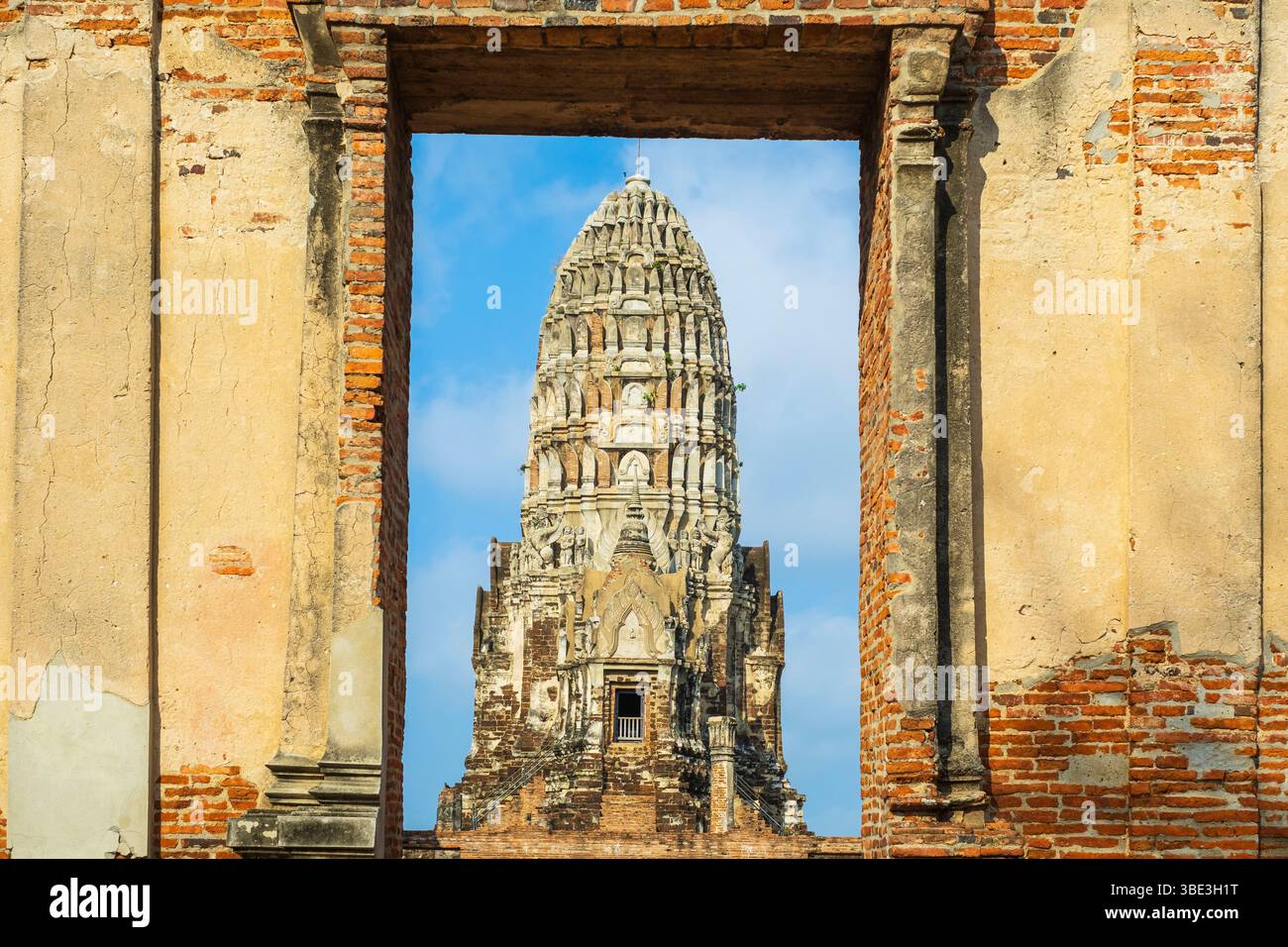 Thailand, Provinz Ayutthaya, Ayutthaya Historical Park, UNESCO-Weltkulturerbe, Wat Ratchaburana Stockfoto