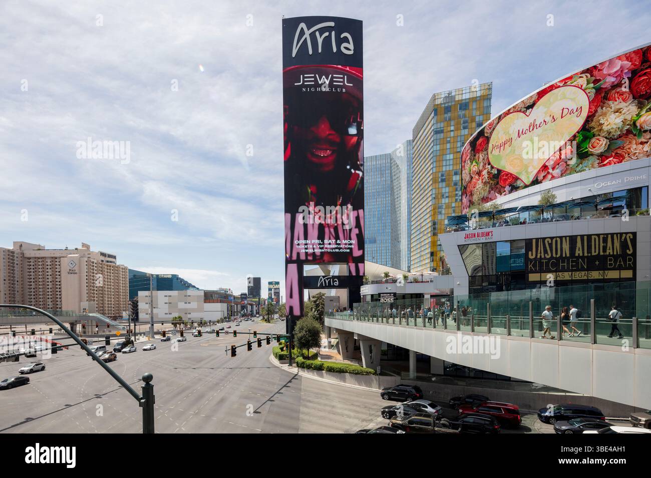 Arie Las Vegas Strip Stockfoto