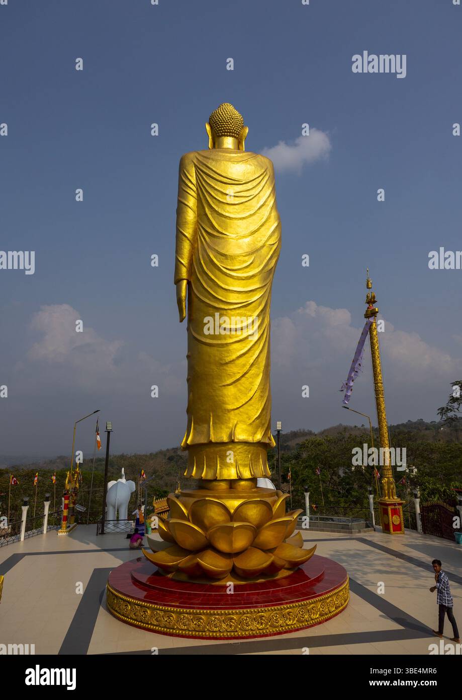 Golden Buddha, Chittagong Division, Bandarban, Bangladesch Stockfoto