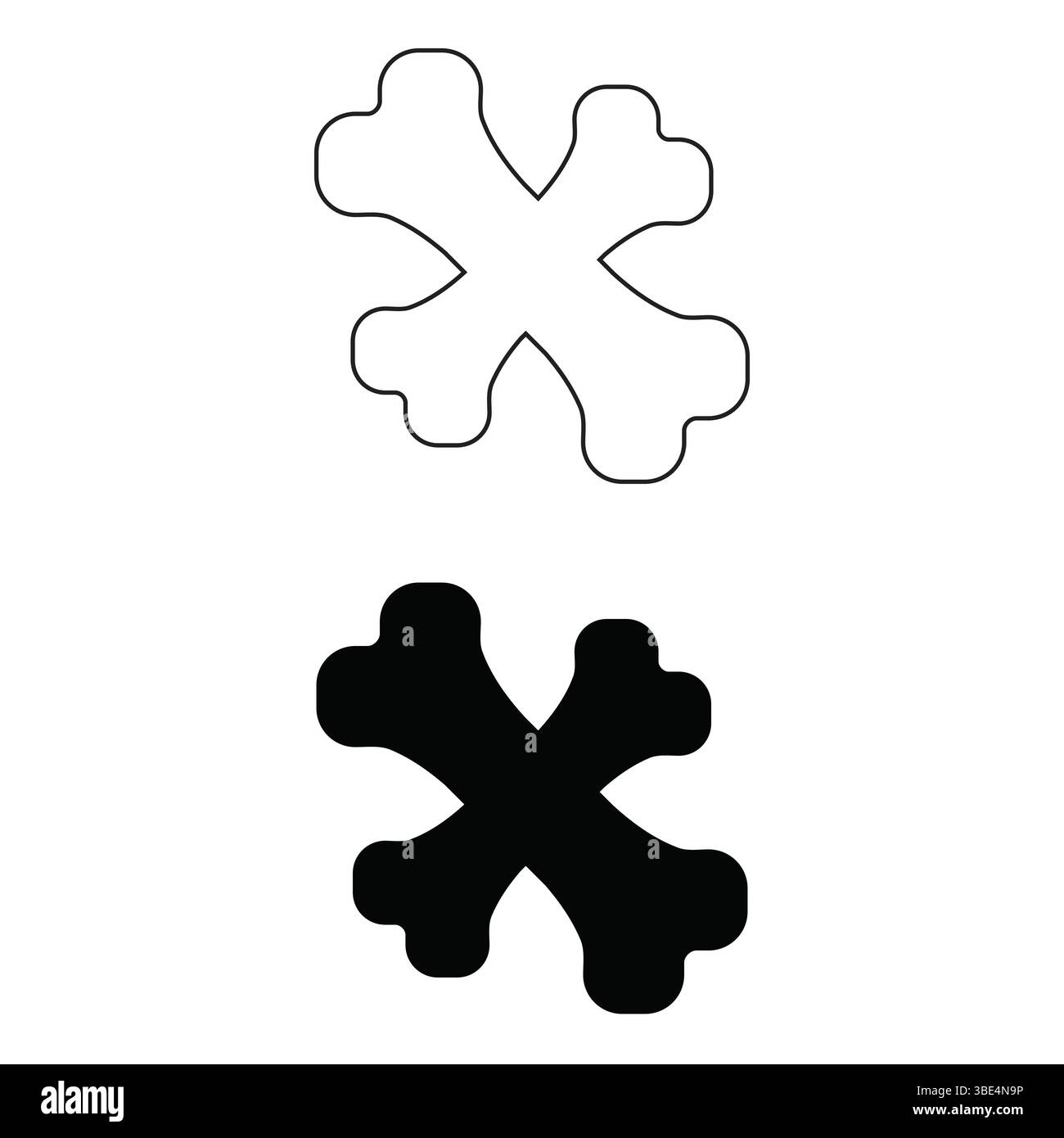 Design Mit Hundeknochen Und Silhouette Stock Vektor