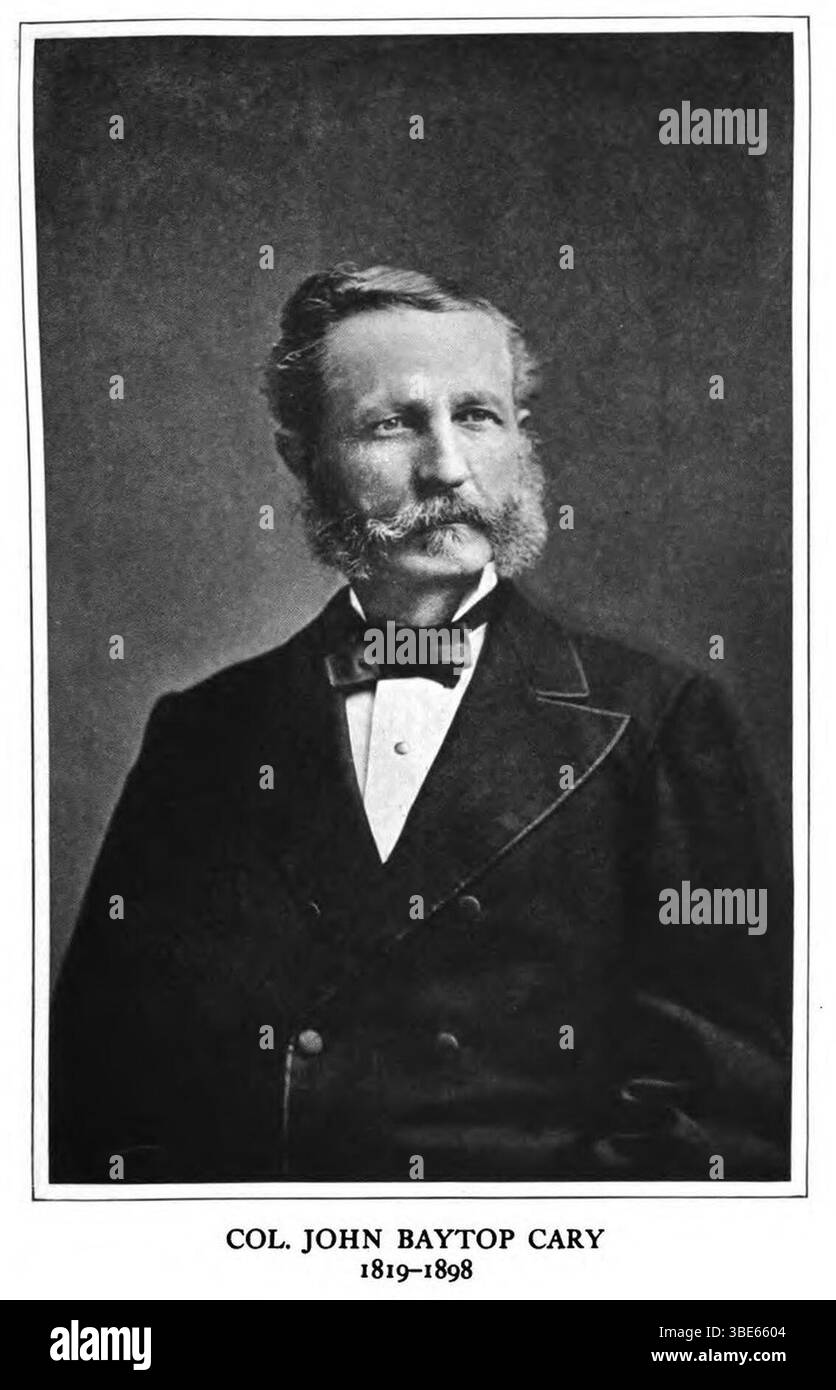 John Baytop Cary 1819-1898 (Seite 125 Erntegut). Stockfoto