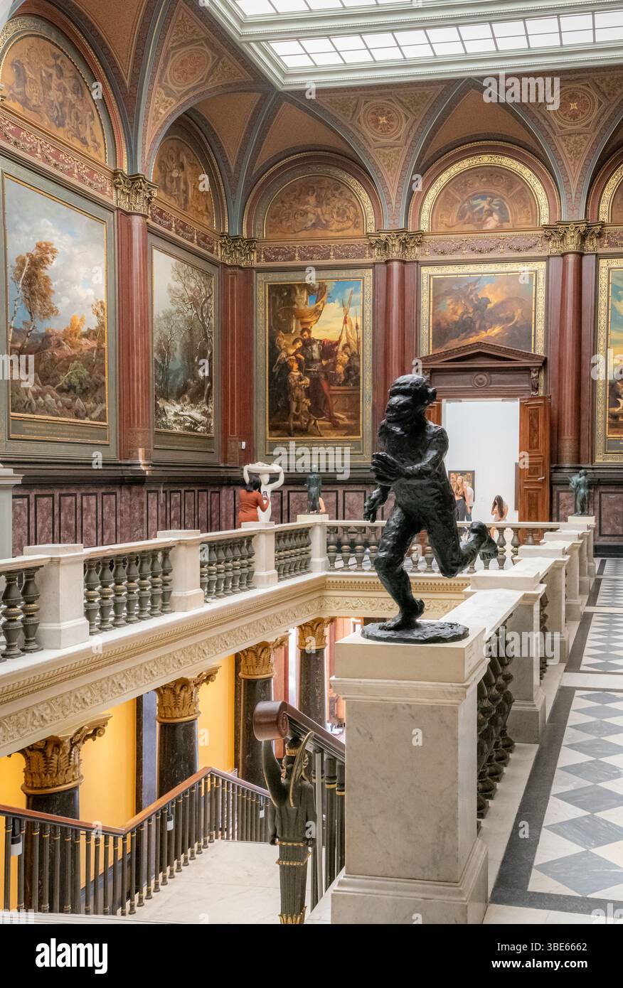 Die Hamburger Kunsthalle ist das Kunstmuseum der Freien und Hansestadt Hamburg. Es ist eines der größten Kunstmuseen des Landes Stockfoto