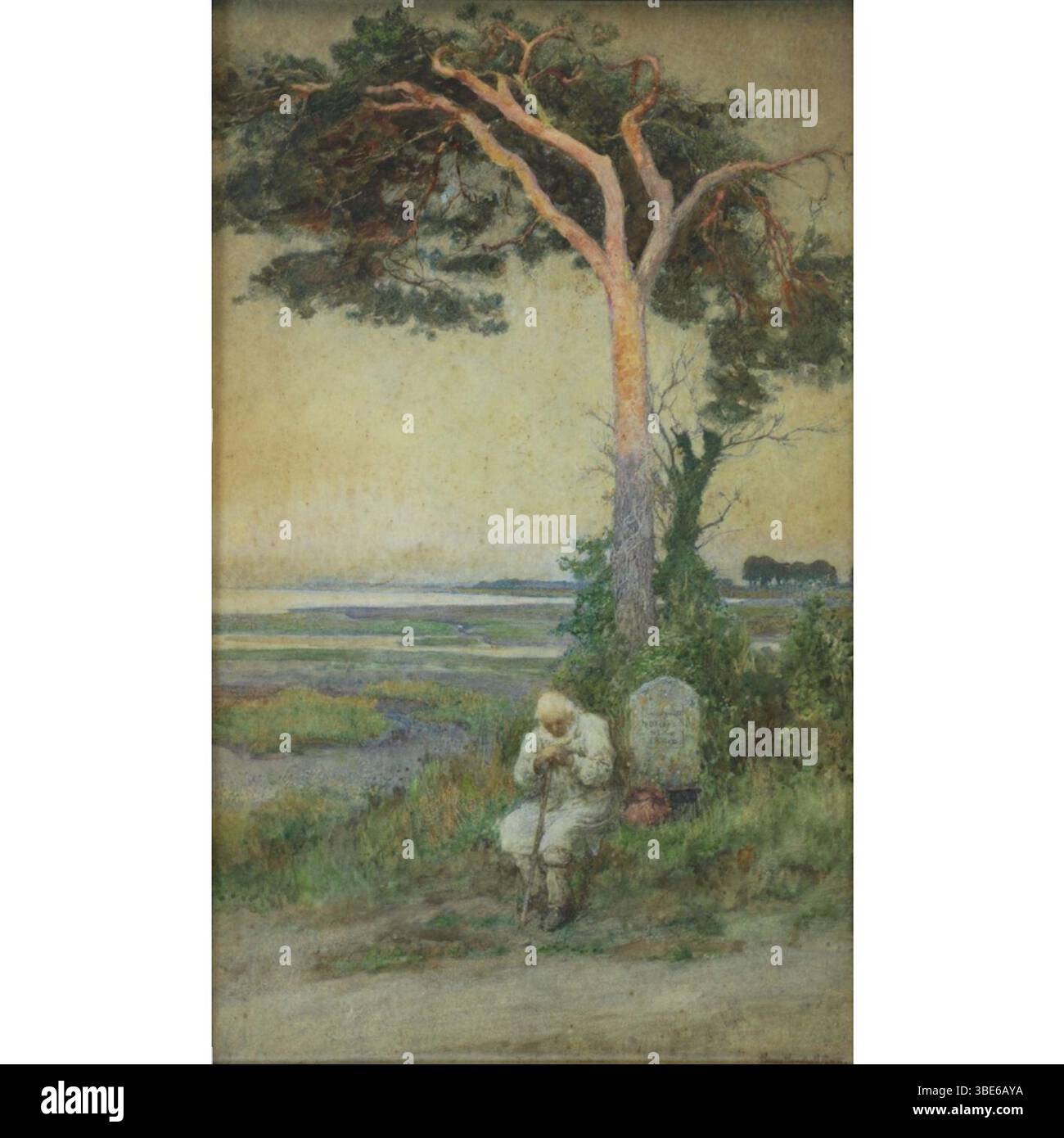 John Henry Henshall - Aquarell. Stockfoto