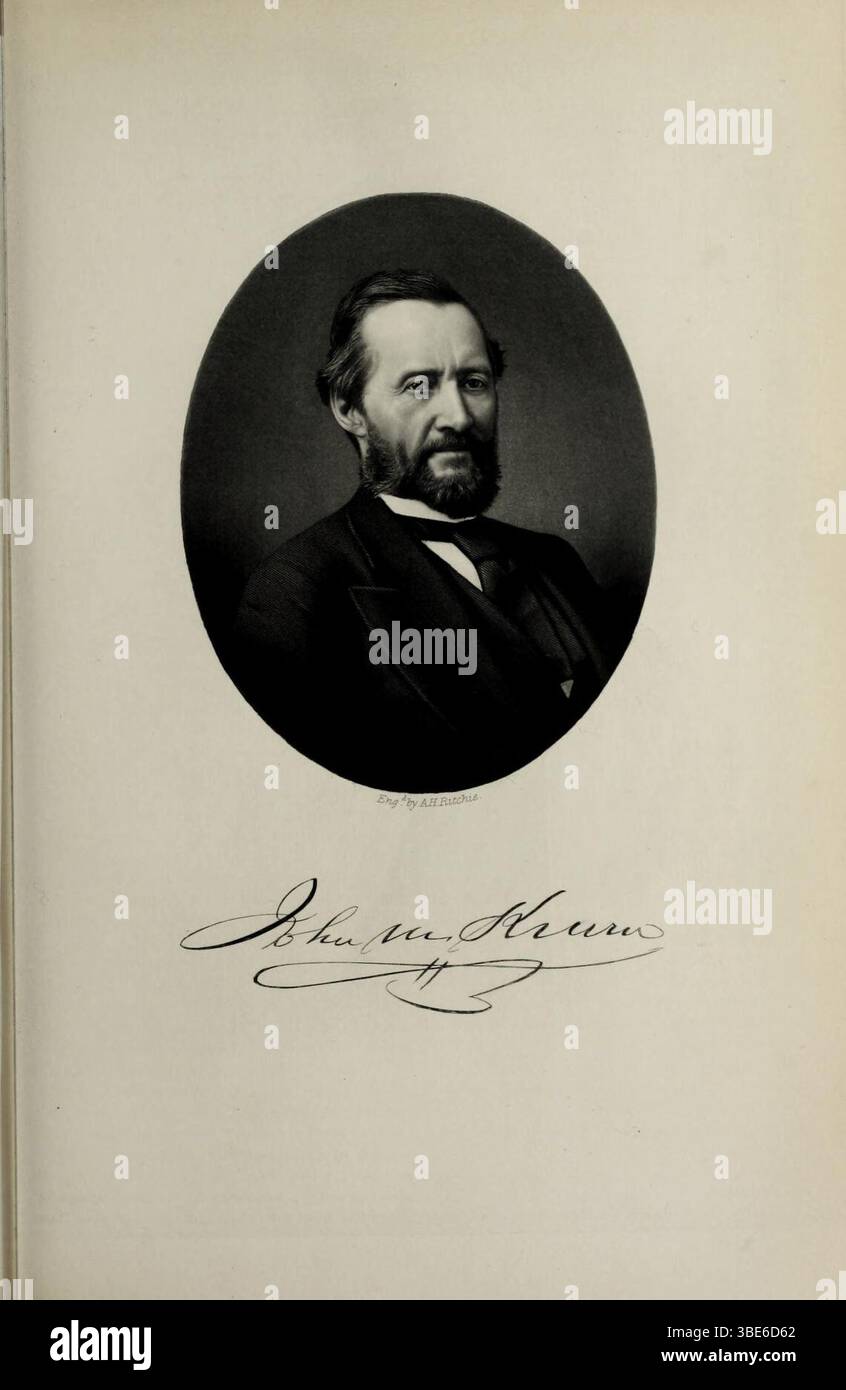 John M. Krum (1810–1883). Stockfoto John M. Krum (1810–1883). Stockfoto
