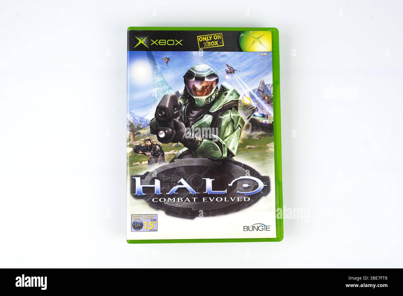 Halo: Combat Evolved Videospiel auf Xbox – Wales, Großbritannien – 17. Mai 2025 Stockfoto