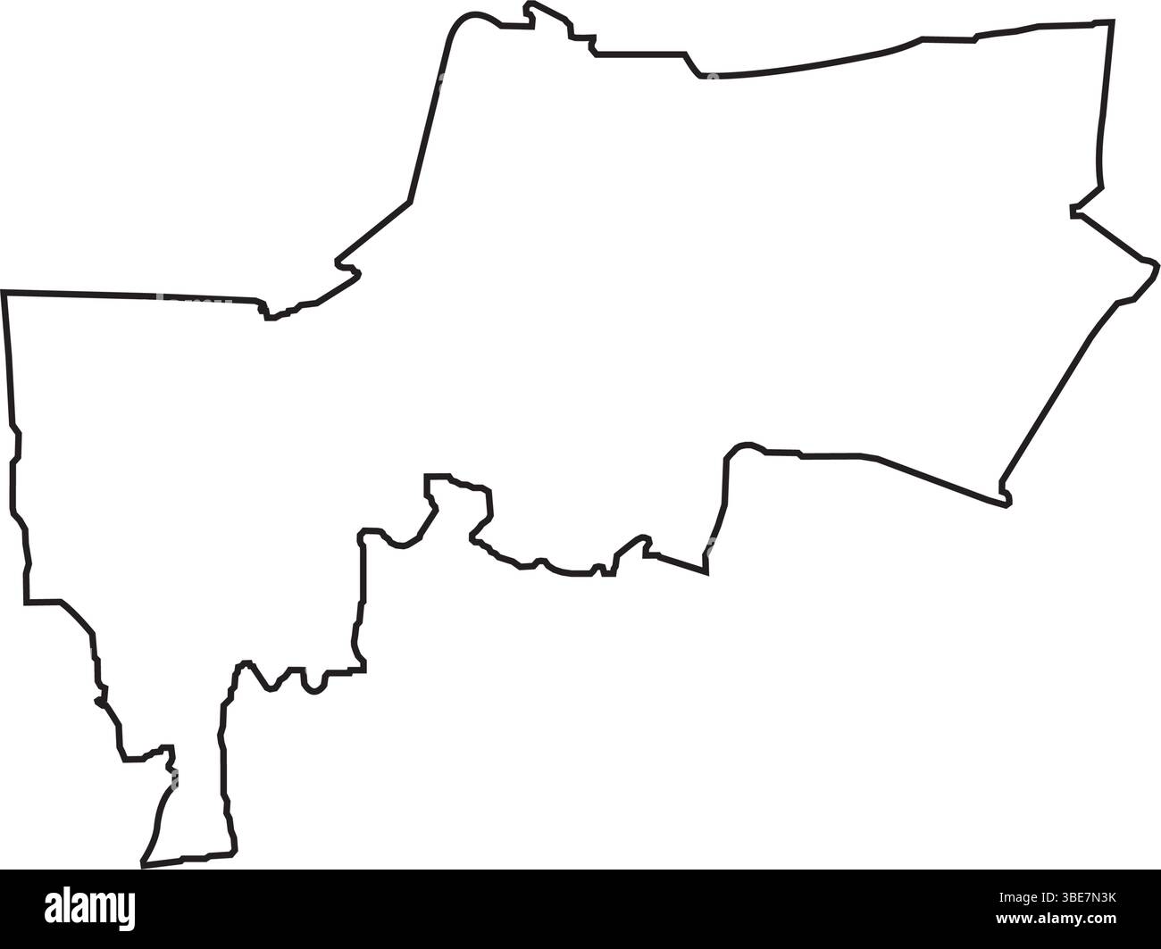 Bangkok City Map Icon Illustration Design Stock Vektor