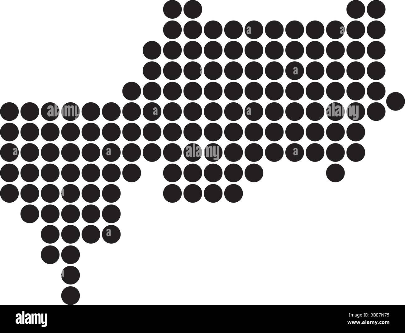 Bangkok City Map Icon Illustration Design Stock Vektor