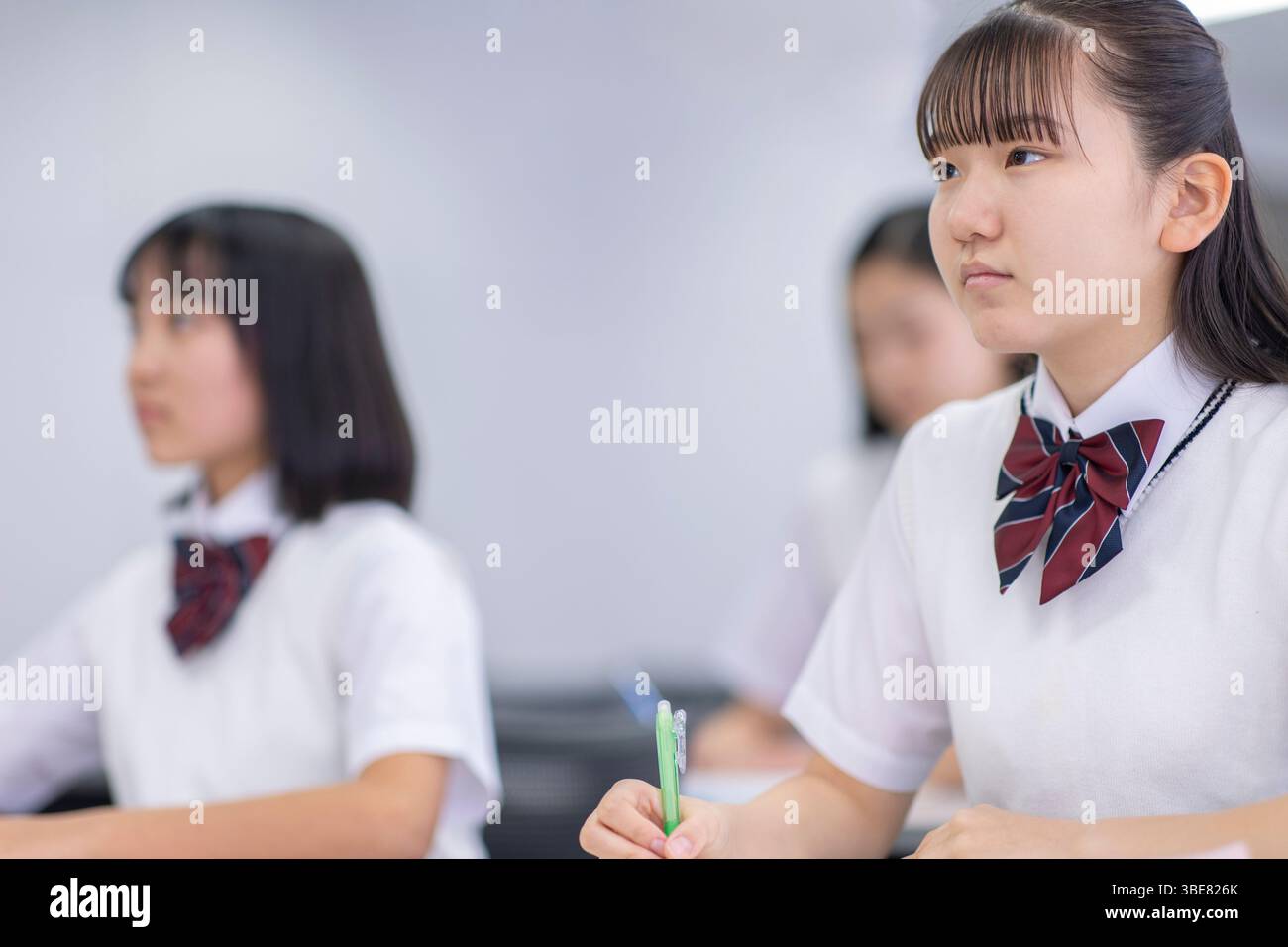 Schüler, die Unterricht nehmen Stockfoto
