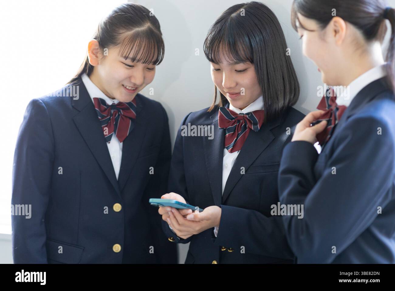 Schüler in der Pause Stockfoto