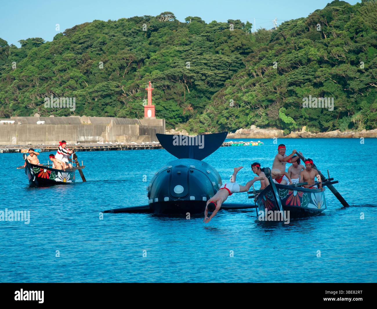 Taijiura Isana Festival, Taiji Stadt Stockfoto