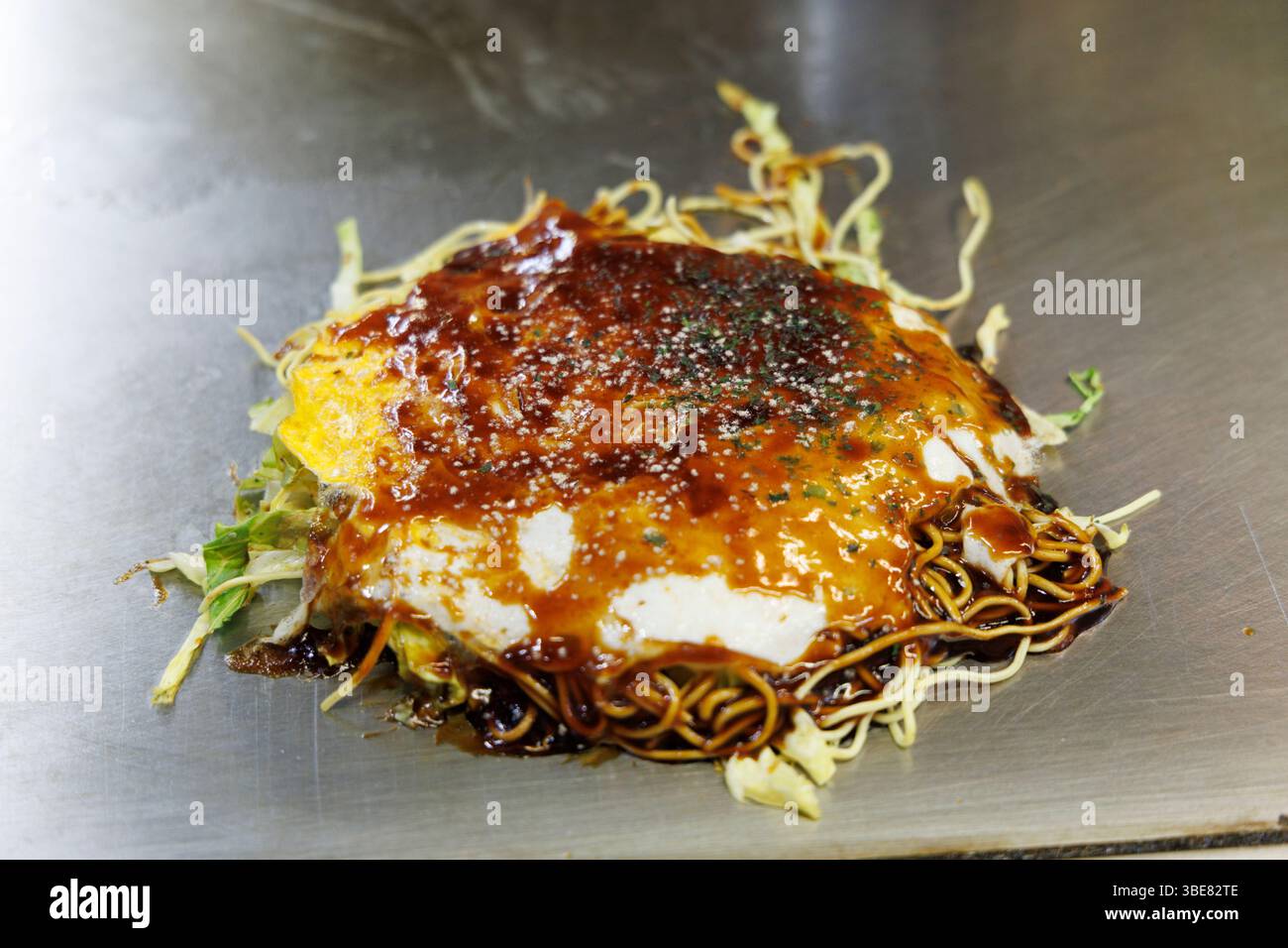 Okonomiyaki Stockfoto