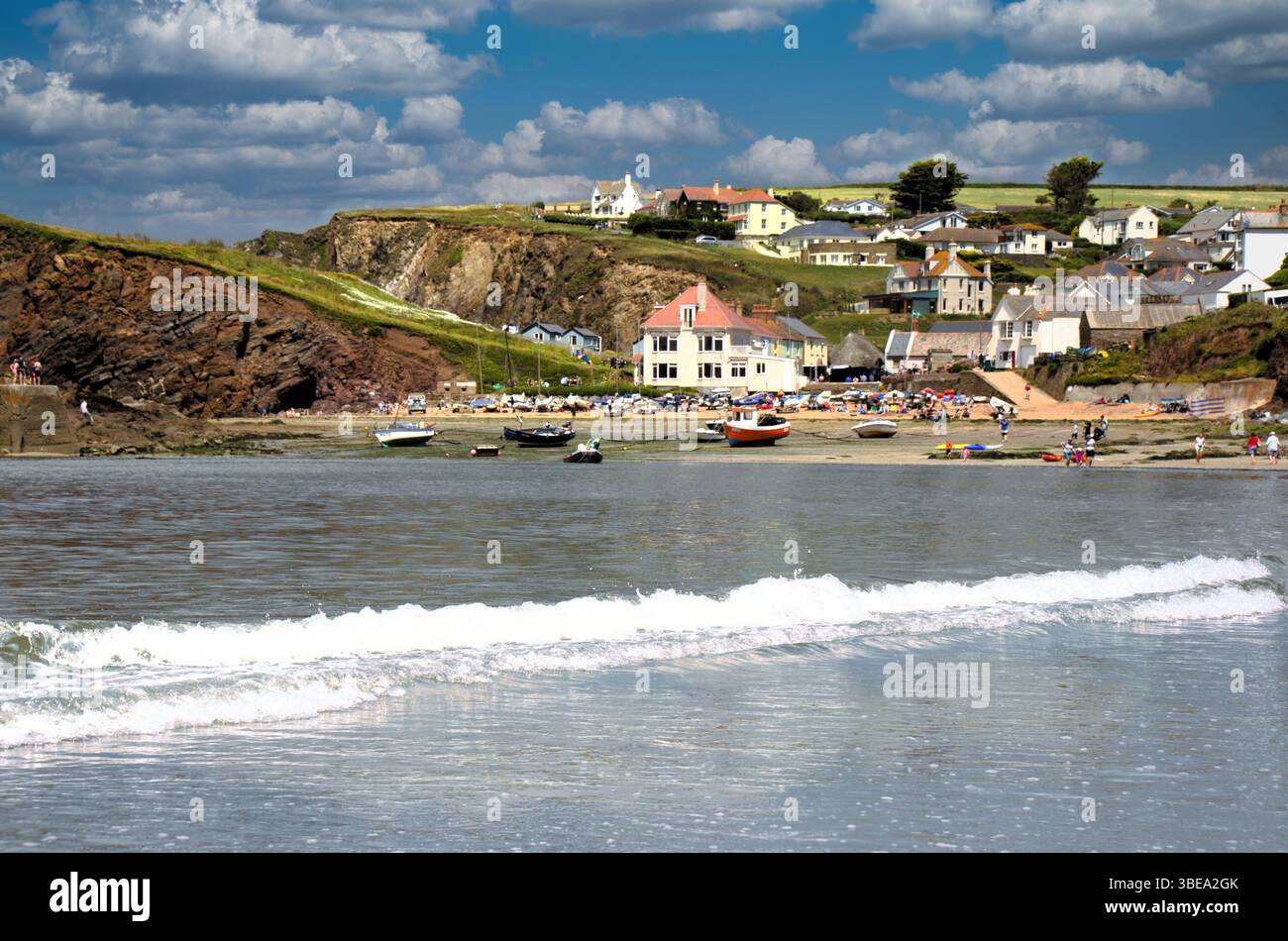 Hope Cove in South Hams, South Devon, Südwest-England. Stockfoto