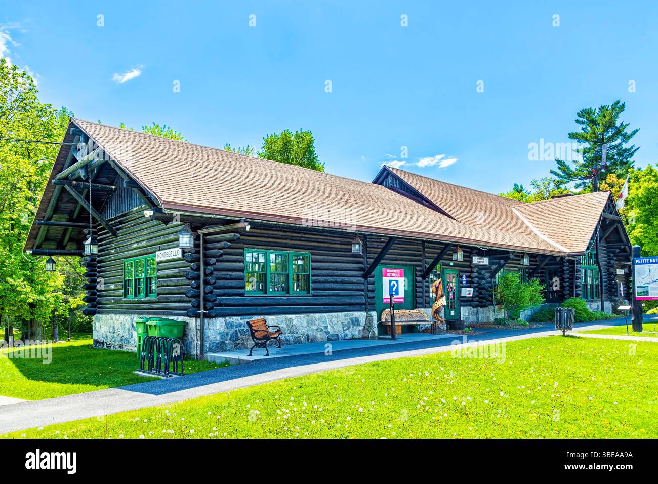 Tourismuszentrum Montebello Stockfoto