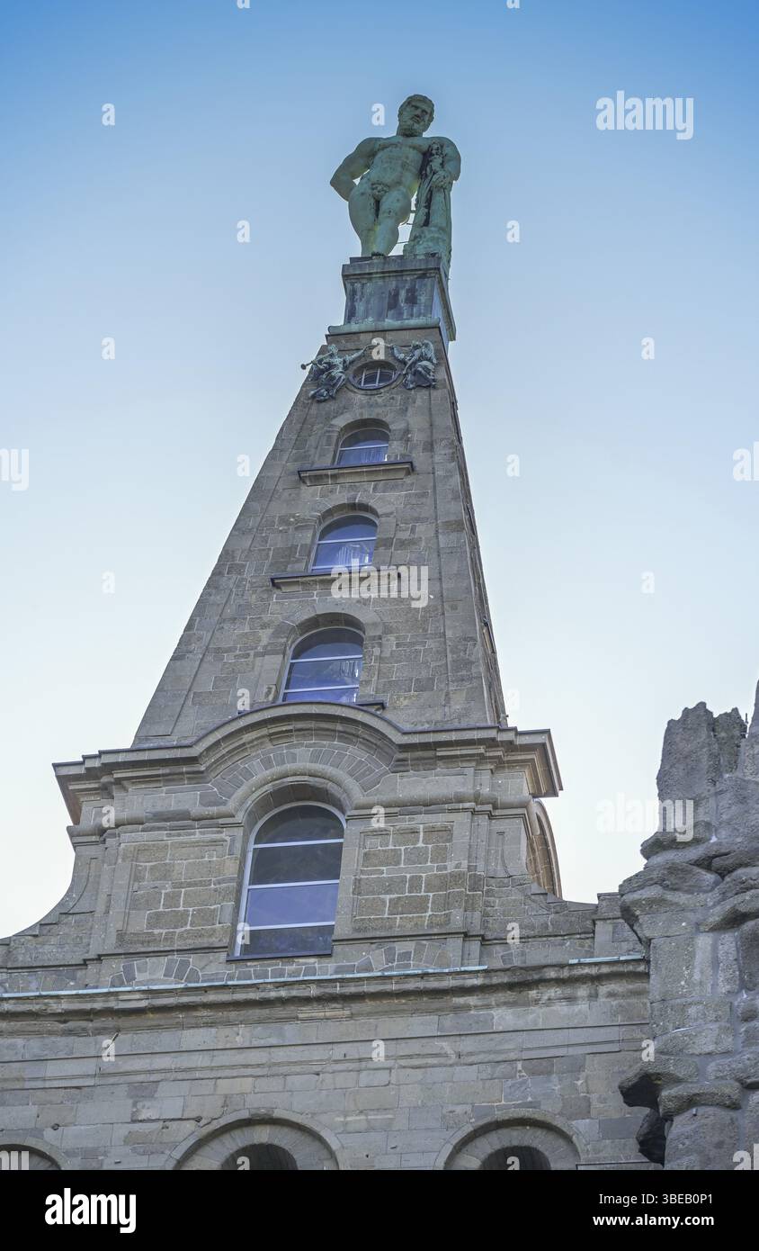 Hercules im Bergpark Wilhelmshöhe, Kassel, Hessen, Deutschland, Europa Stockfoto