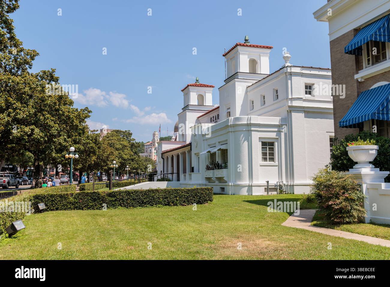 Der Nationalpark besaß Ozark in der Bathhouse Row und diente als Kulturzentrum an der Central Avenue in Hot Springs, Arkansas, USA Stockfoto